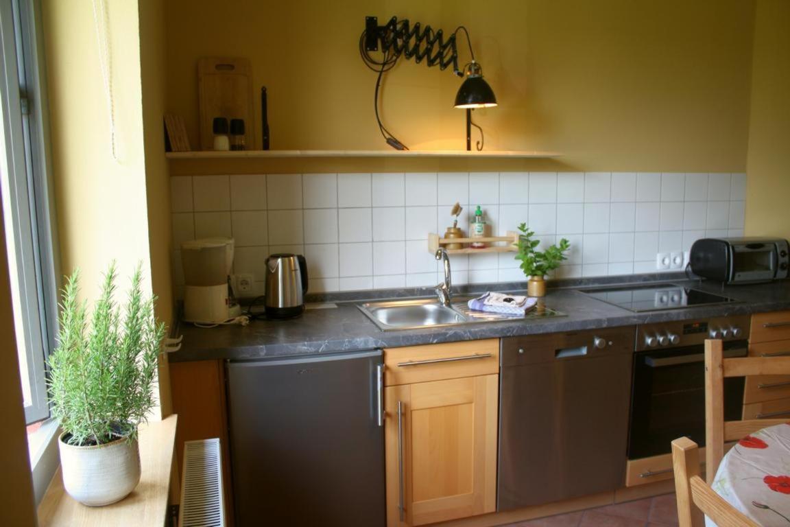 Forsthof Niendorf Apartamento Teterow Quarto foto